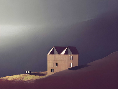 Living in a cozy place ai art aiia architecture cozy faroe isles house iceland isles living nice place romantic