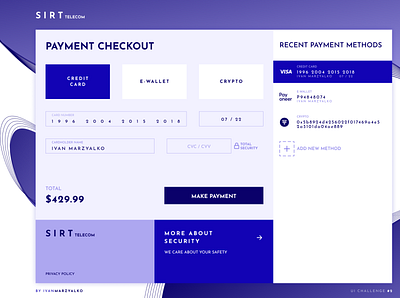 Payment Checkout branding design logo typography ui ux