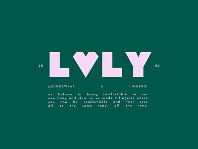LVLY | Bold and Geometric Lingerie Branding