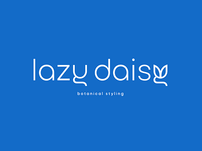 Lazy Daisy | Modern and Minimal Florist Branding brand design brand identity branding design graphic design logo logo design