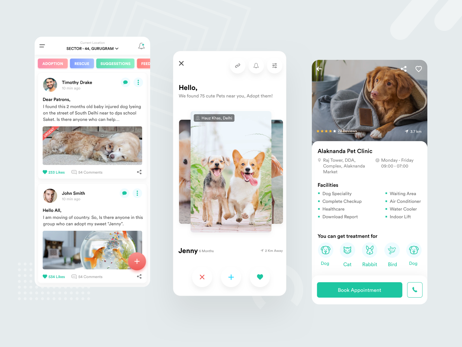 #Let It Wag - App for Animal Lovers by Arun Kumar on Dribbble