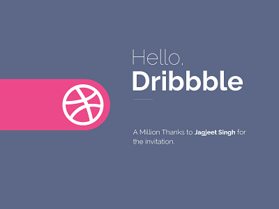 Debuts dribbblers! hello