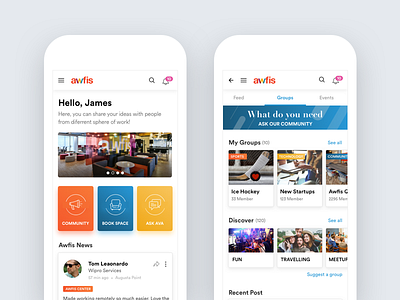 Awfis App Design