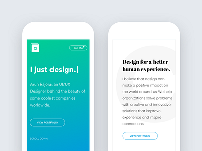 Ui Ux Designer Portfolio By Arun Kumar On Dribbble