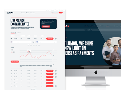 Lumon Pay - Website branding design graphic design mockups prototype responsive design ui ux web web design