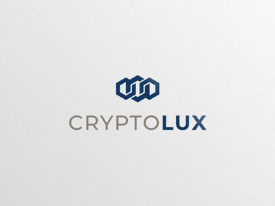 CryptoLux Logo Design branding crypto currency design finance fund icon logo vector