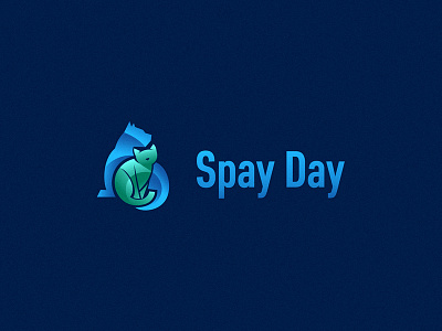 Spay Day Logo Design concept branding cat cat illustration clinic design dog health health care icon illustration logo spay vector veterinarian