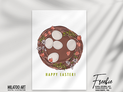 Easter greeting card