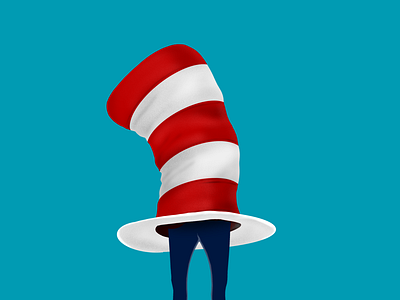 Have No Fear! catinthehat crypto cryptoart digitalart drseuss hat icon illustration nft nftart nftartist nftdrop vector