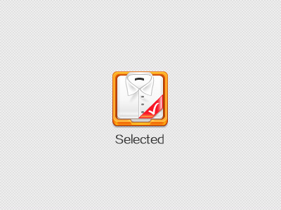 Selected icon selected