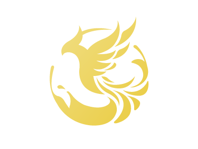 Phoenix bird fly logo phoenix