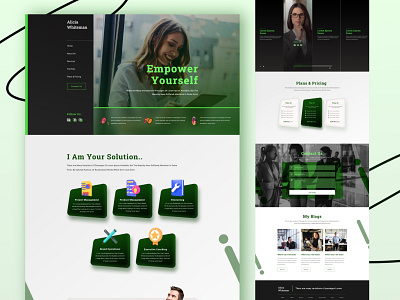 Portfolio Website Design design graphic design illustration typography ui uiux ux web website