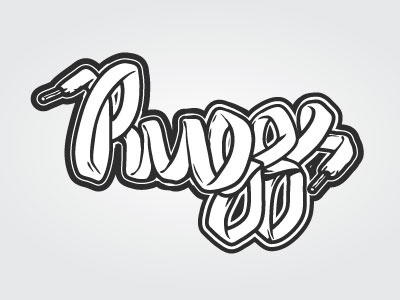 "DJ Ruggs" Logo Design dj identity illustration logo music