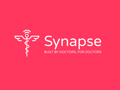 Modern Medical Logo Design Colored Background