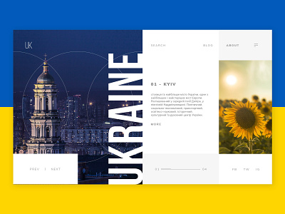 Ukraine Modern Web Design branding flat graphic design minimalist modern motion graphics ui ukraine ux design web design