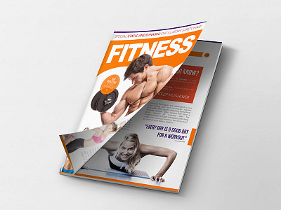 Fitness Magazine Design brochure magazine