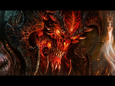 Diablo Illustration concept art illustration