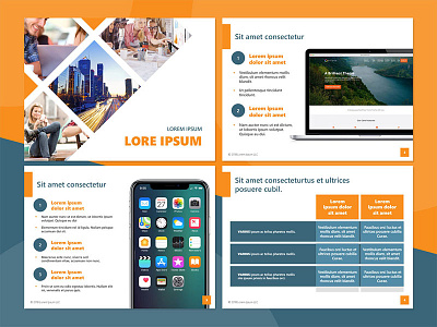 Trendy Orange - Presentation Template