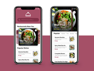 Dinner Bell - Minimalist Food Delivery and Takeaway App