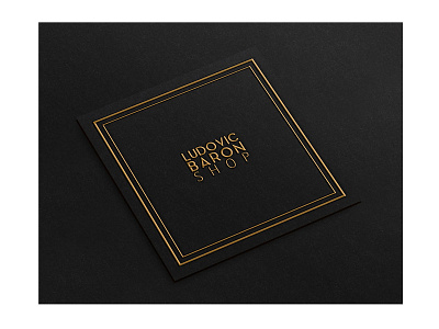 Ludovic baron - Carte cadeau design luxury print