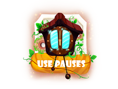 Use Pauses icons trainings