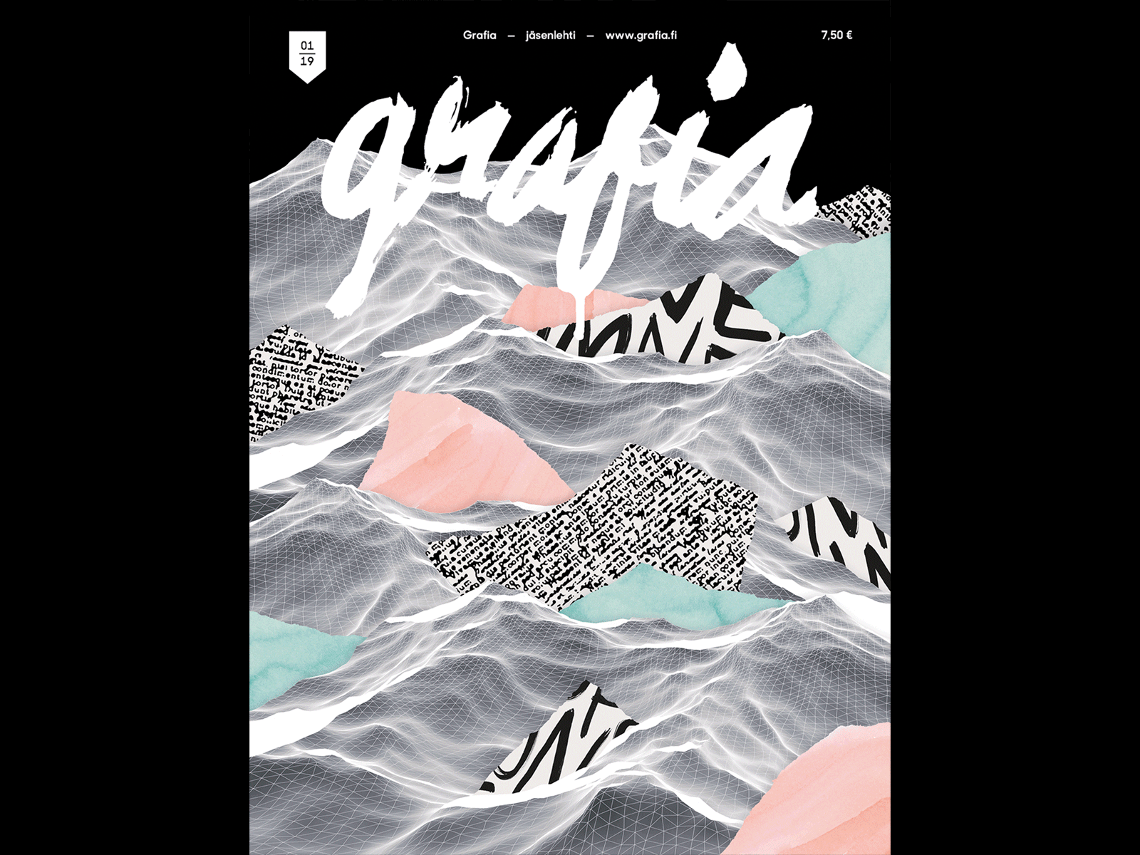 Illustrations for Grafia Magazine 3d anna anna alanko cgi editorial illustration mixed media