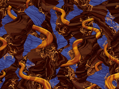 Häagen-Dazs Dark Chocolate 3d anna alanko cgi illustration mixed media packaging illustration pattern pattern design surface pattern texture
