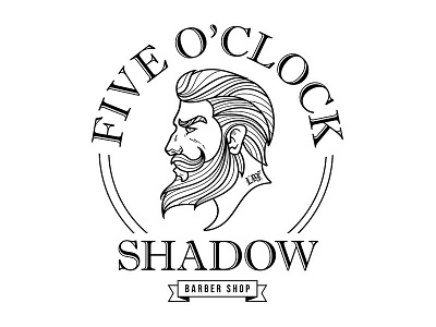 Five O'Clock Shadow Logo design logo