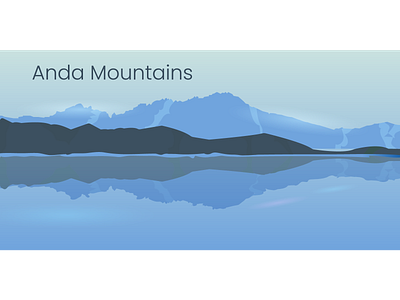 mountains of the Andes with the inscription design graphic design illustration vector