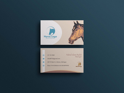 Business card business card design graphic design horizontal vector visiting card visual