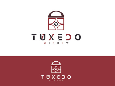 Tuxedo window logo design