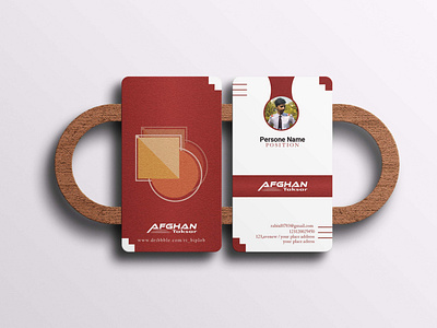 Vertical Business Card design