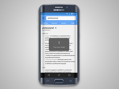 Dictionary for s6 edge 100days100ui android day050 design dictionary midpoint next50days s6edge samsung ui