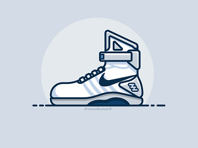 Kicks 2 flat illustration kicks line art minimal nike pumps shoes sneakers vector