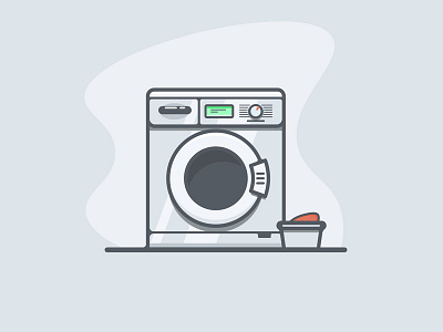 Washing Machine clothes detergent illustration illustrator machine shine vector wash washing