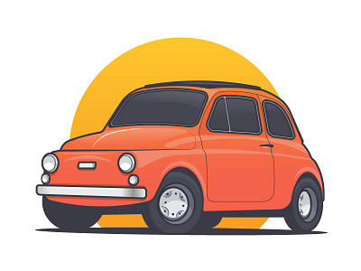 Fiat 500 by Varun Kumar on Dribbble