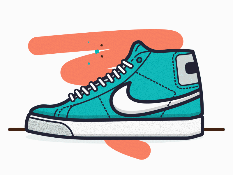 Keep Walking air max animation fresh gif illustration kicks motion nike pumps shoes sneakers walking