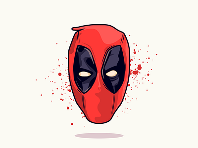 Deadpool 2! badass blood cable deadpool dp fox illustration marvel red suit