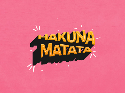 Browse Thousands Of Hakuna Images For Design Inspiration Dribbble