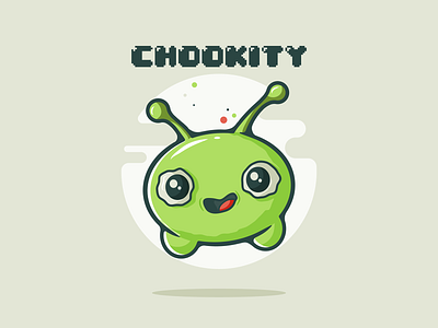 Chookity! cartoon chookity final space green illustration logo mooncake netflix vector