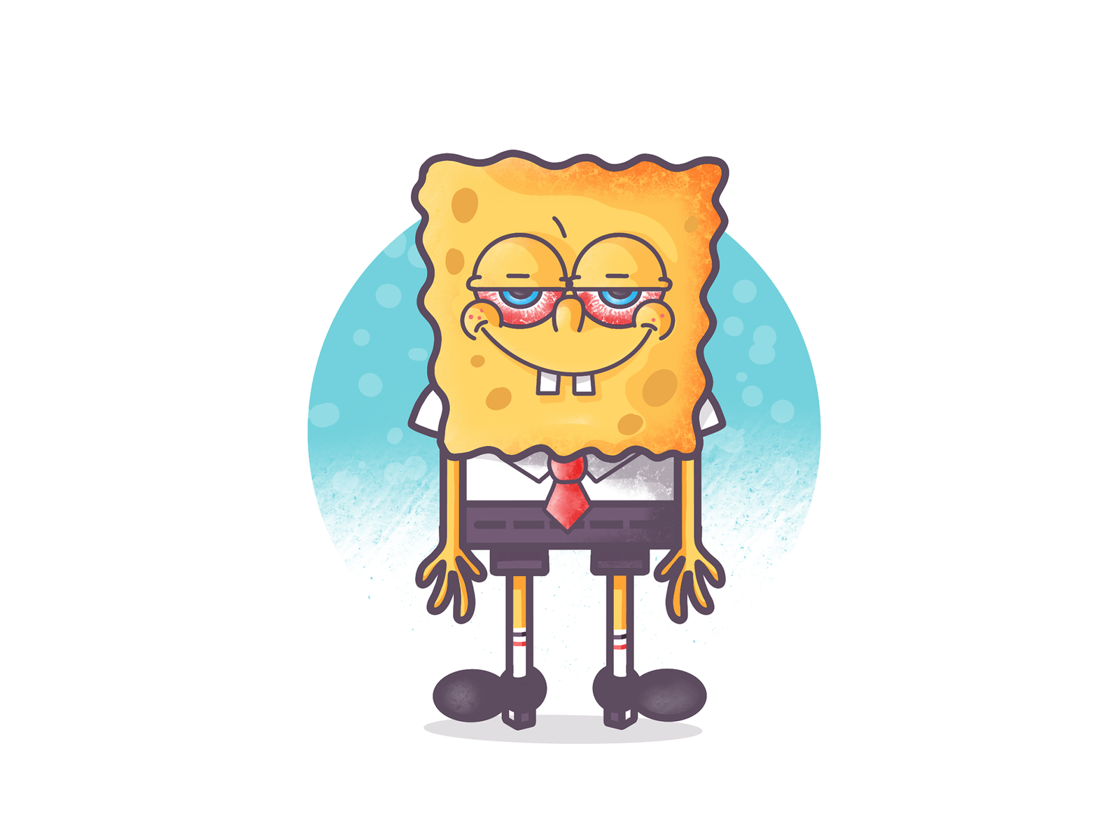 Spongebob High Square Pants by Varun Kumar on Dribbble