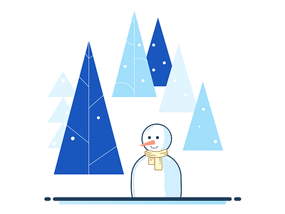Snowman christmas minimalism sketch snowman winter