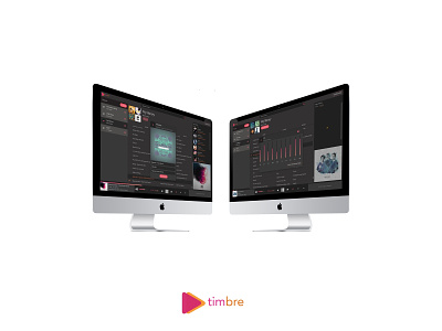 Timbe music app design