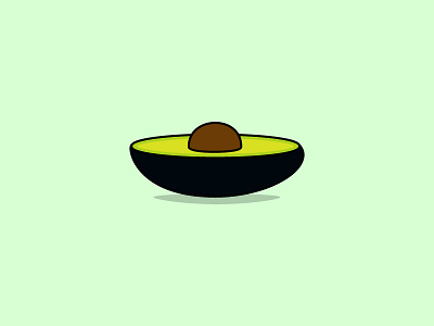 Avocado avocado design icon illustration illustrator