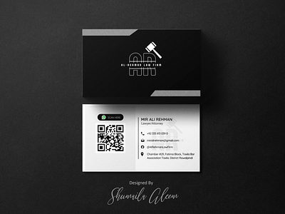 Business Card Design for a Law Firm brand identity design branding business card design graphic design logo