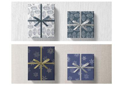 Wrapping Paper Gift - Pattern, Illustration, Branding, Packaging box brand branding concept design gift graphic design illustration paper pattern wrap