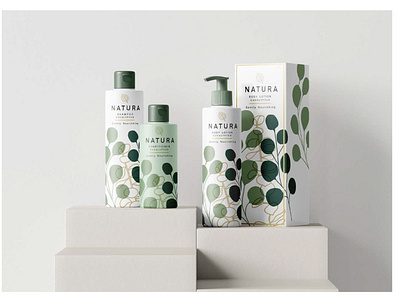 Natura Skincare - Branding, Labels, Logo, Packaging Design - Gra