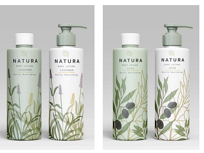 Natura Skincare - Branding, Labels, Logo, Packaging Design