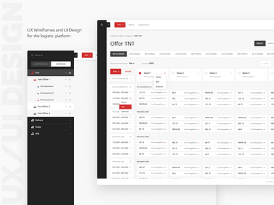 Logistics Platform app dashboard figma platform prototype saas ui ui design ux ux design web webapp