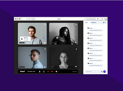 Vidoo Streaming platform conference design figma figmadesign ui ui design video